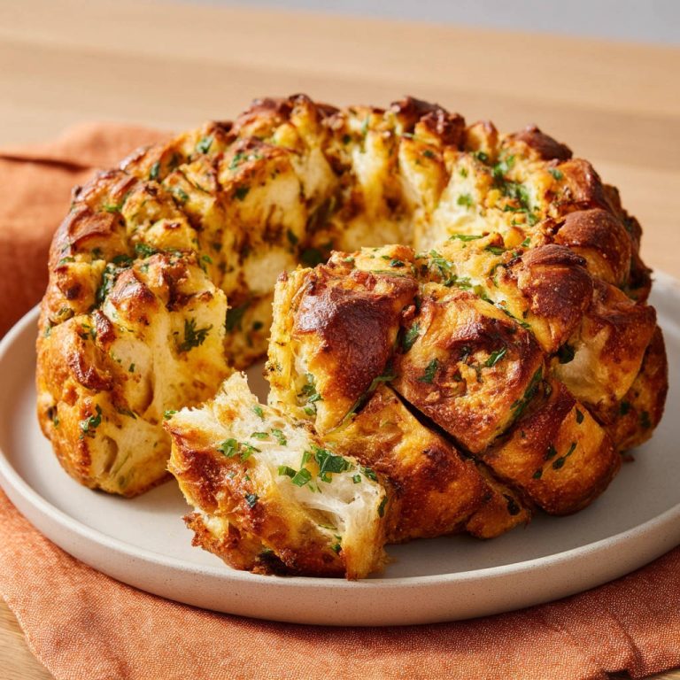 Herzhaftes Knoblauch-Kräuter-Zupfbrot: So wird es super saftig!