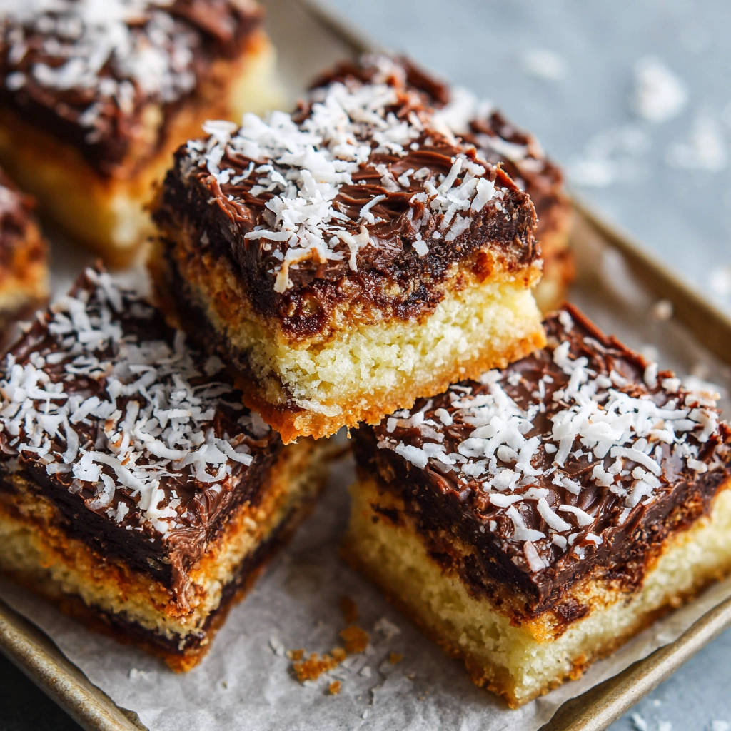 Kokos-Schoko-Schnitten: Nie Wieder Trockener Boden! - Lecker Kuche