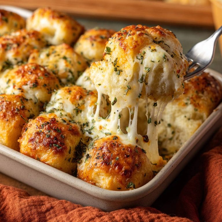 Zupfbrot mit Käse und Knoblauch: Perfekt Saftig & Cheesy