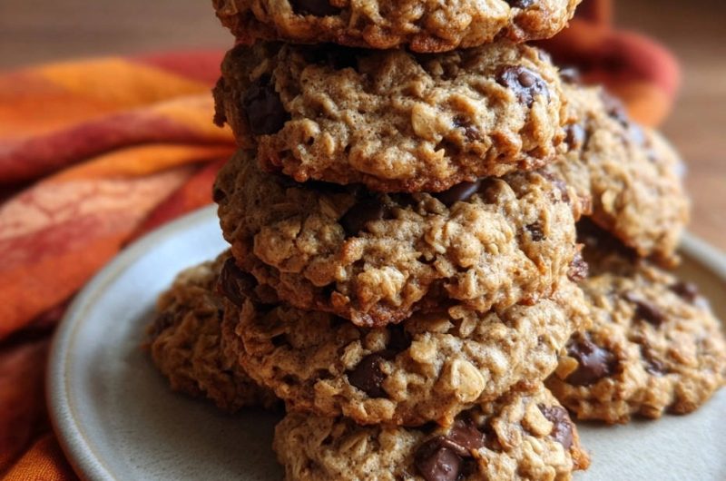 Unwiderstehliche Haferflocken-Schoko-Kekse