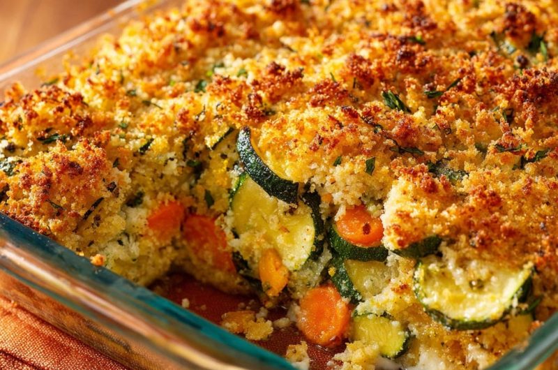 Knuspriger Gemüse-Gratin