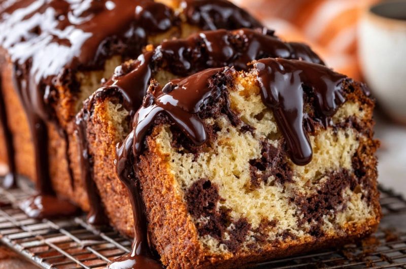 Saftiger Marmorkuchen