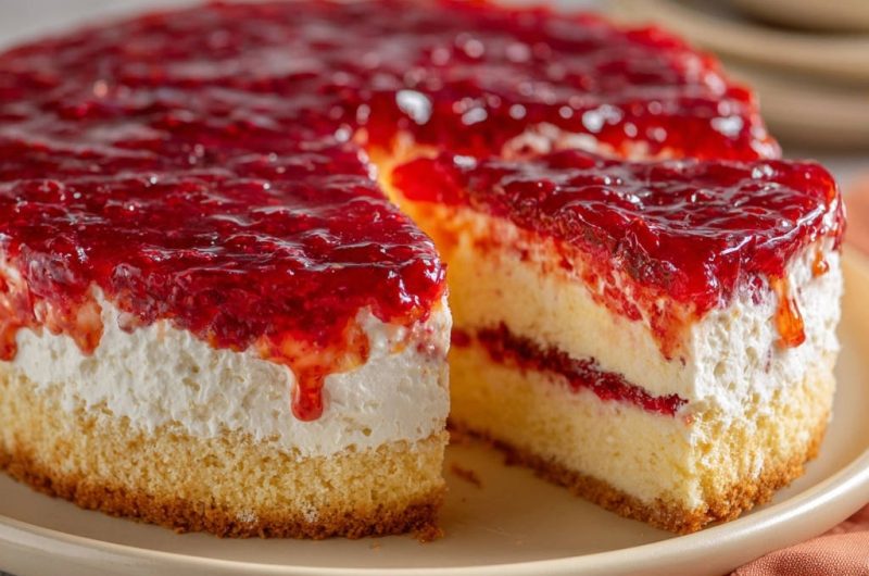 Himbeer-Frischkäse-Torte
