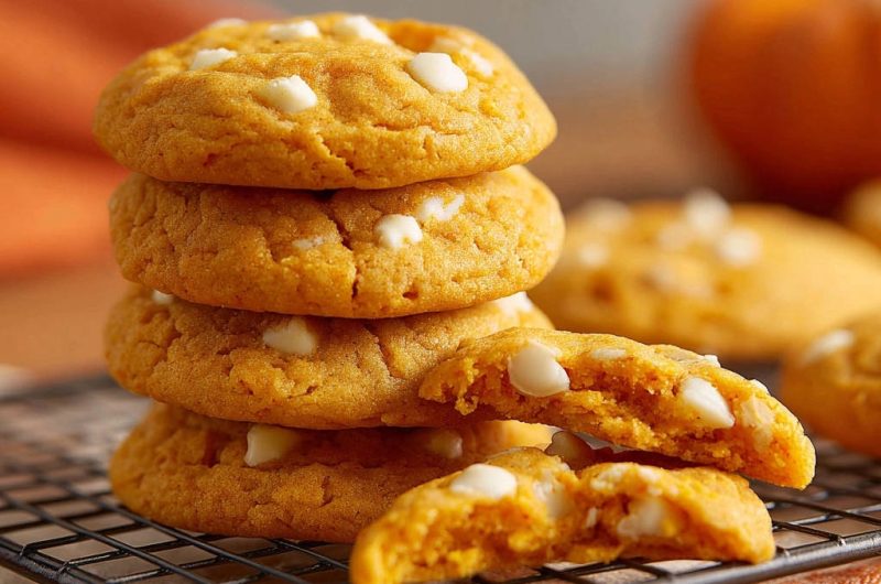 Kürbis-White-Chocolate-Cookies