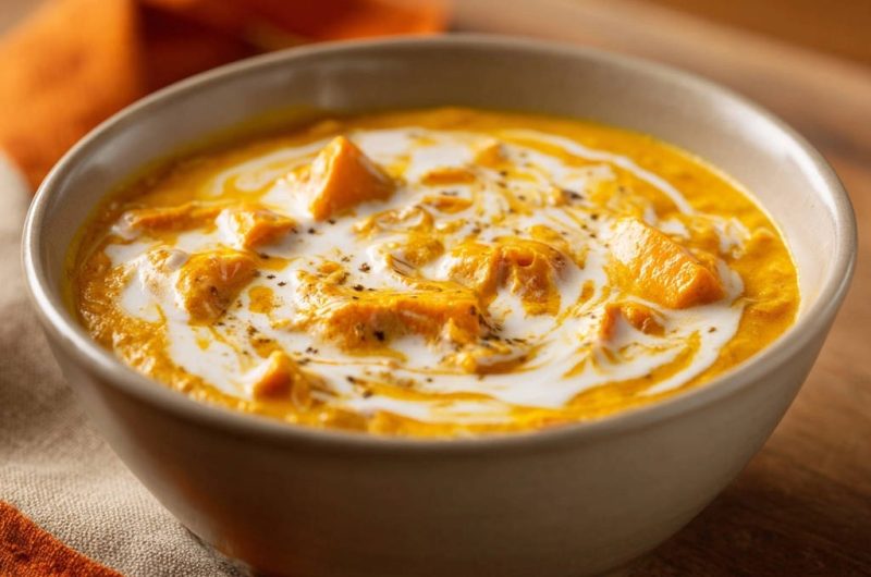 Cremiges Kürbis-Curry