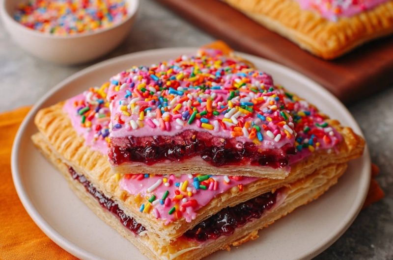 Fruchtige Gebäcktaschen