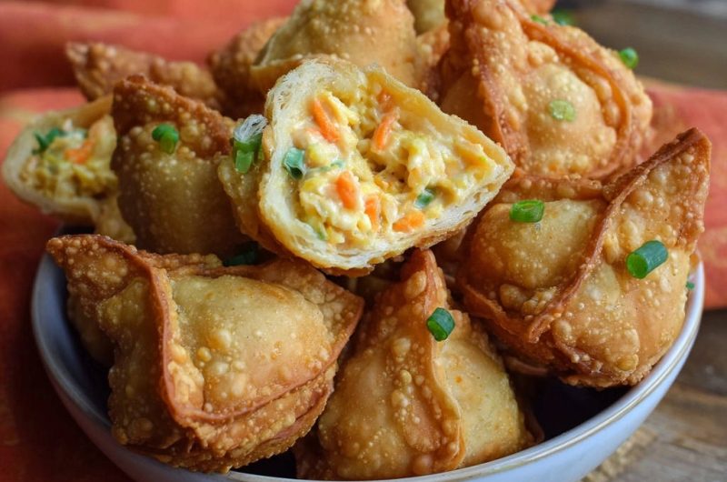 Knusprige Gemüse-Teigtaschen