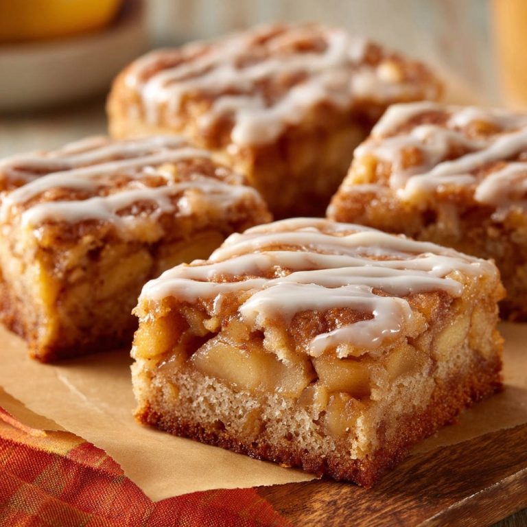 Saftige Apfelschnitten mit Zimtguss: Perfekt, nie matschig!