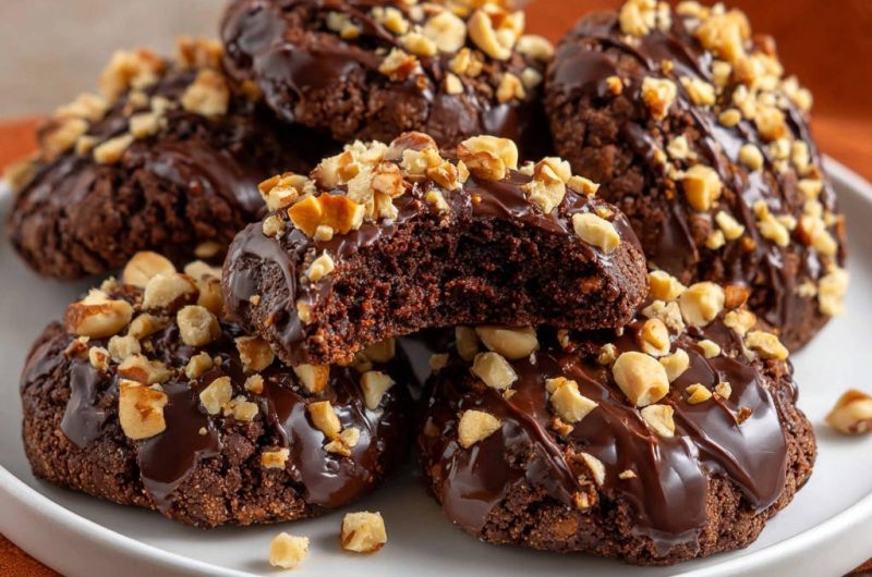 Saftige Schoko-Nuss-Kekse