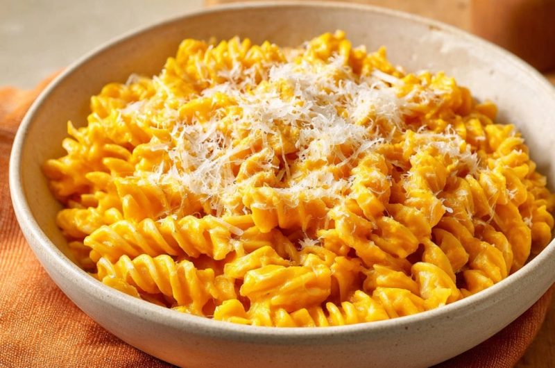 Samtige Käse-Pasta mit Fusilli