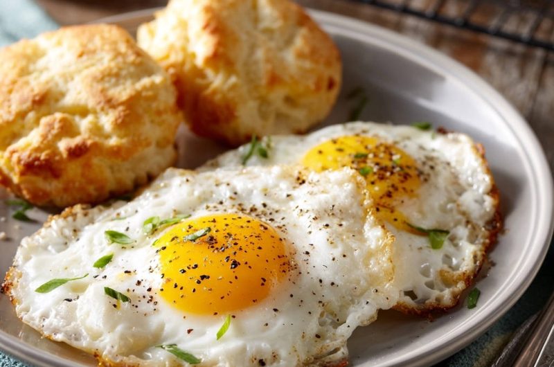 Sonntags-Brunch-Traum: Fluffige Buttermilch-Scones & Spiegeleier