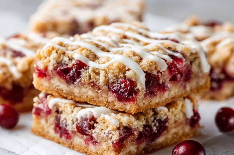 Cranberry-Streusel-Schnitten