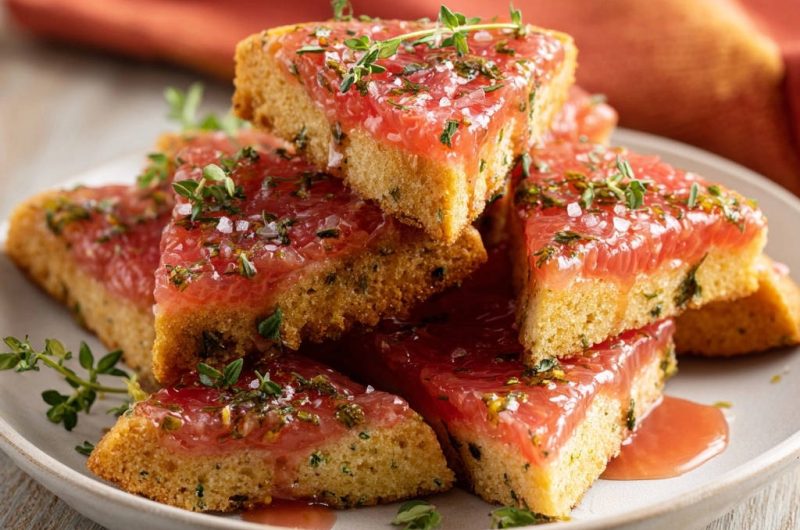 Grapefruit-Thymian Kuchen