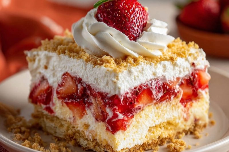 Erdbeer-Schichtkuchen