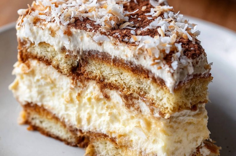 Kokos-Schoko-Creme-Schnitten