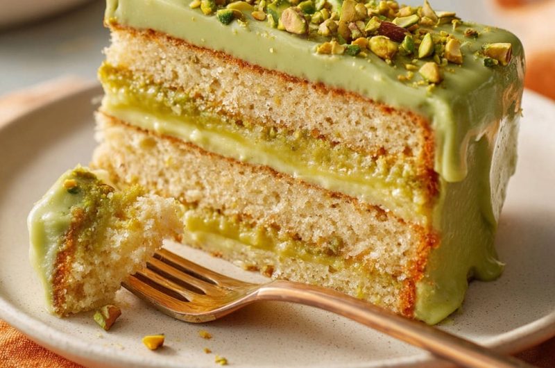 Pistazien-Schichtkuchen