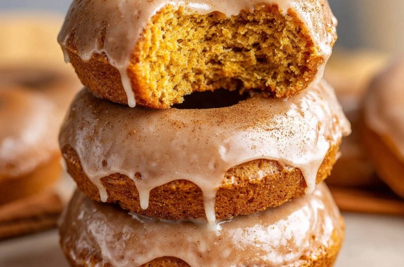Zimt-Kürbis-Donuts