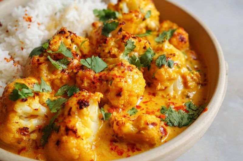 Cremiges Blumenkohl-Curry