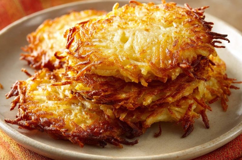 Goldbraune Kartoffelpuffer