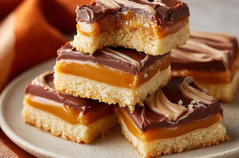 Millionaire's Shortbread: Karamell-Schoko-Schnitten