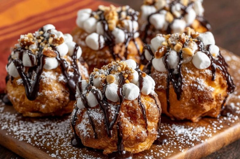 S'mores-Windbeutel deluxe