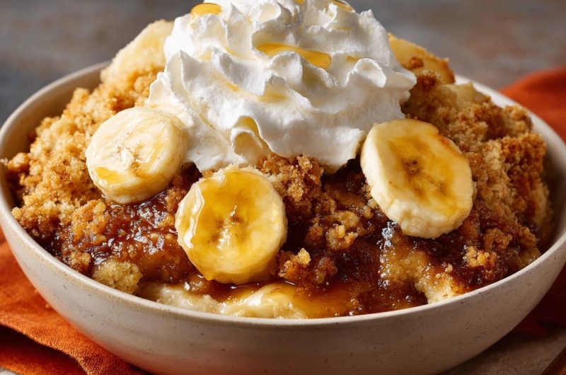 Süßer Bananen-Streusel-Traum