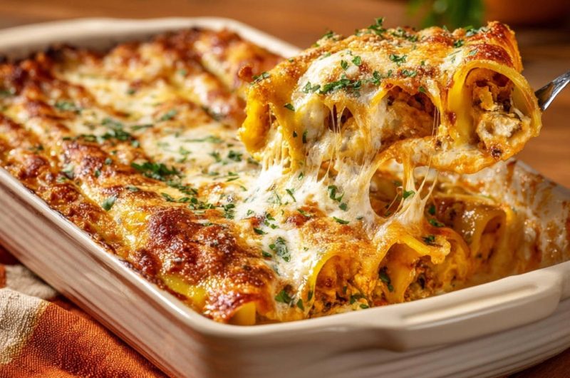 Saftige Cannelloni mit herzhafter Füllung