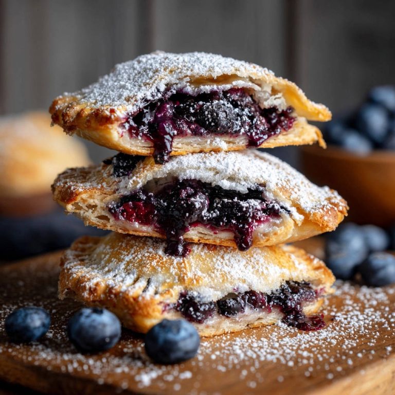 Saftige Heidelbeer-Taschen: Dein Geheimnis für knusprige Perfektion