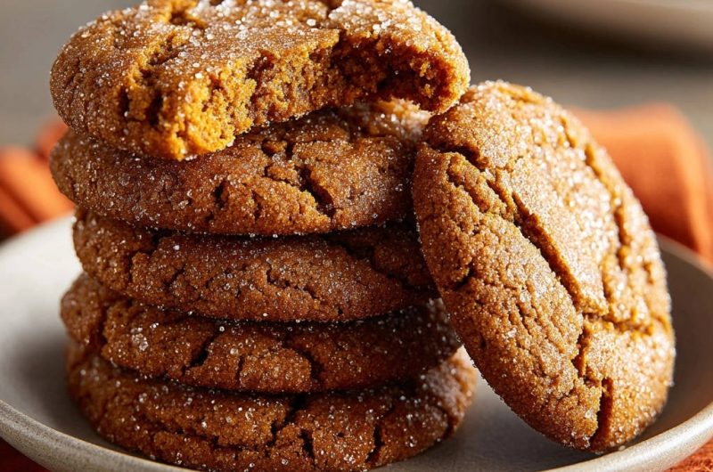 Saftige Ingwer-Melasse-Kekse