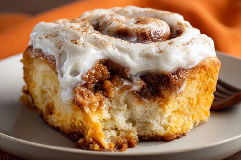 Saftige Zimtschnecken mit Frischkäse-Frosting