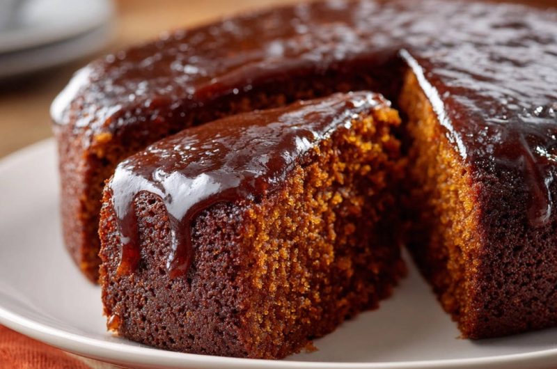 Saftiger Gewürzkuchen mit zartschmelzendem Guss