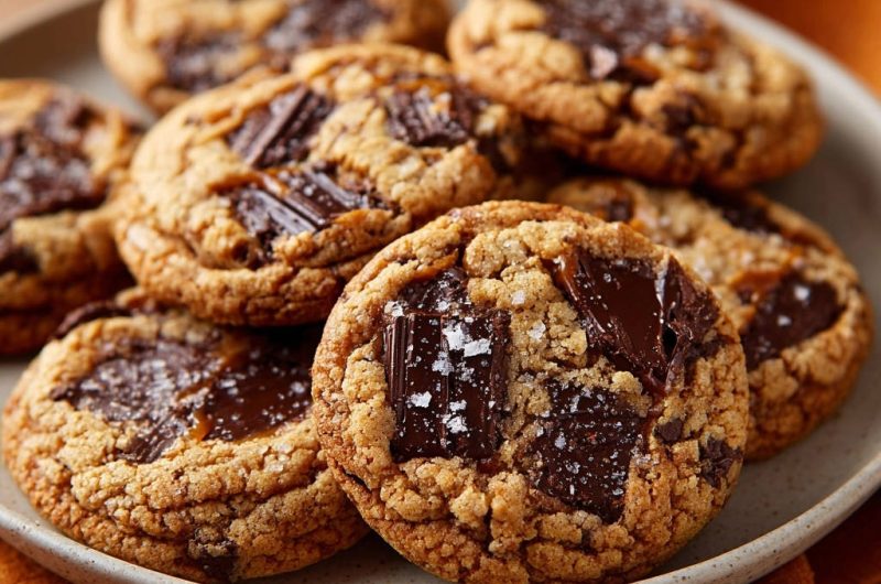 Salty Caramel Chocolate Chunk Cookies