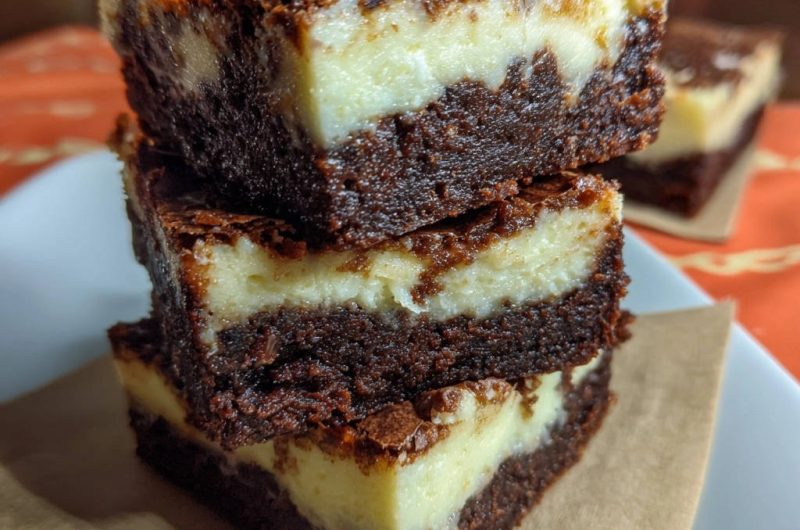Schoko-Käsekuchen-Brownies