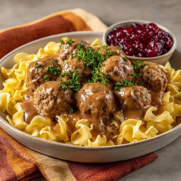Schwedische Hackbällchen mit cremiger Soße: Perfekt zart & nie wässrig