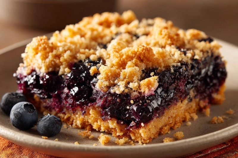 Blaubeer-Crumble