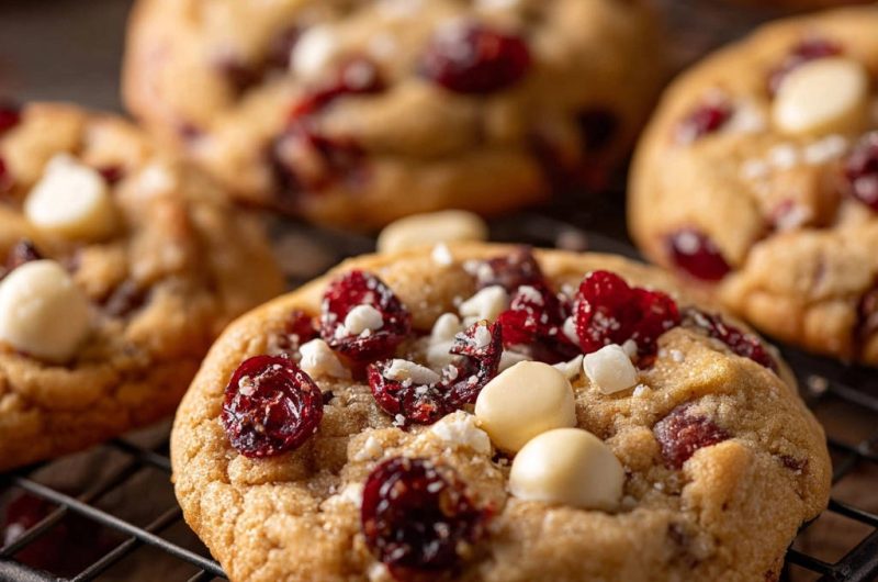 Cranberry-Weiße-Schokolade Cookies