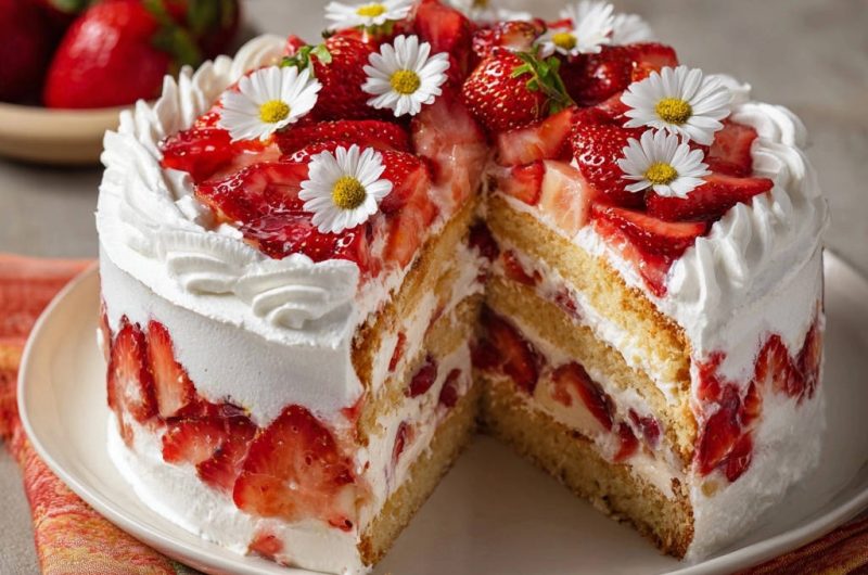 Erdbeer-Sahne-Torte