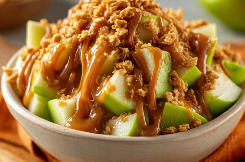 Apfel-Karamell-Bowl
