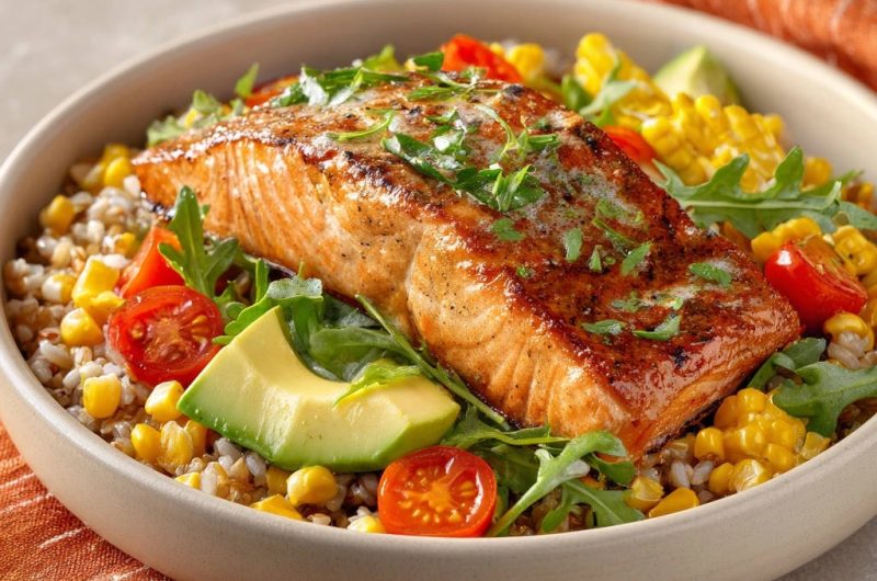 Lachs-Power-Bowl