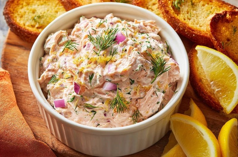 Cremiger Lachs-Dill-Aufstrich