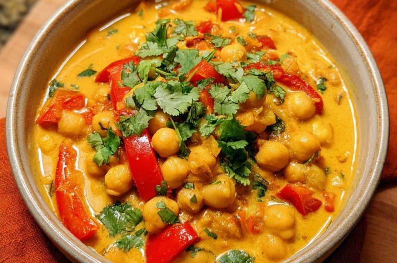 Cremiges Kichererbsen-Curry