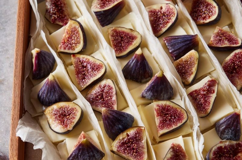 Gebackene Feigen-Käse-Häppchen