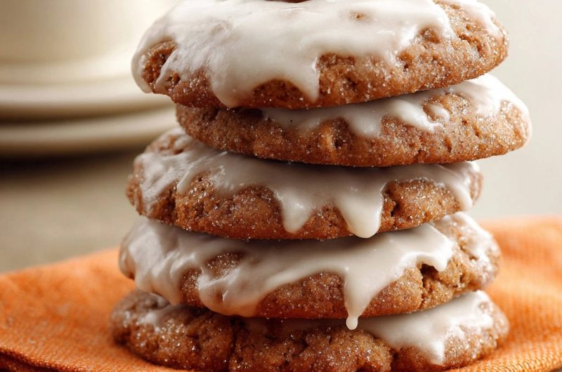 Glasierte Mandel-Gewürzkekse