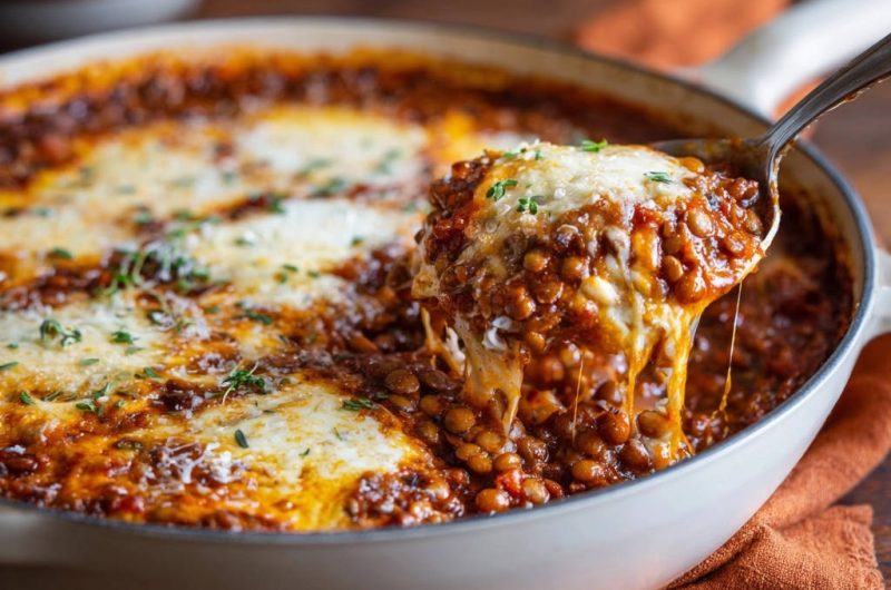 Herzhafte Linsenpfanne