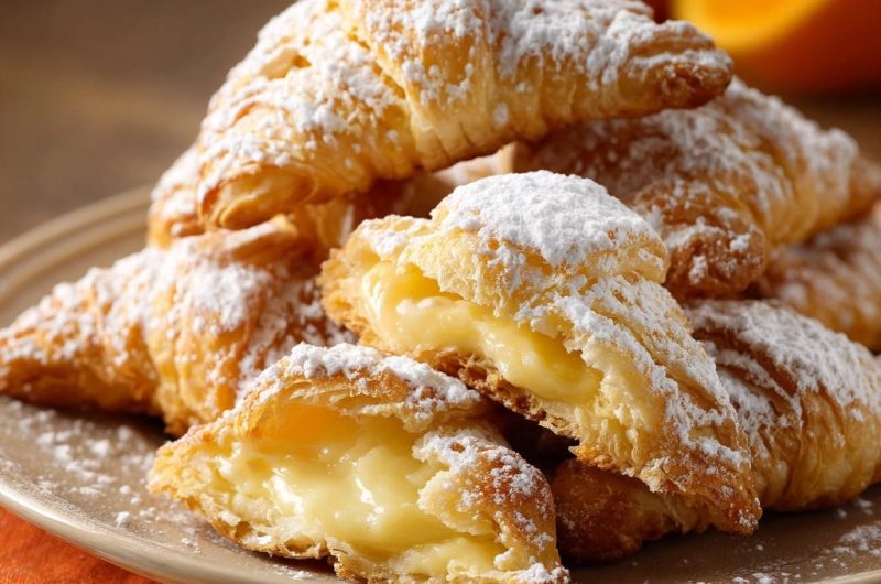 Himmlische Orangen-Vanille-Hörnchen