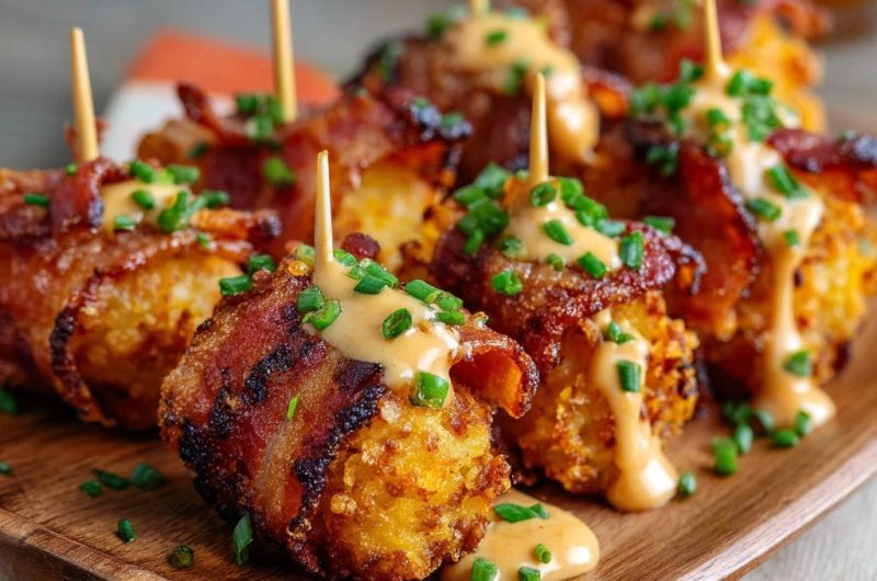 Knusprige Bacon-Kartoffelbällchen