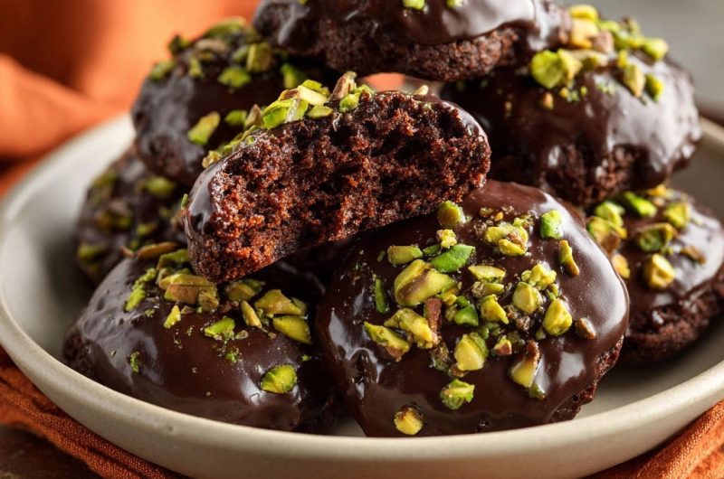 Saftige Schoko-Pistazien-Kekse