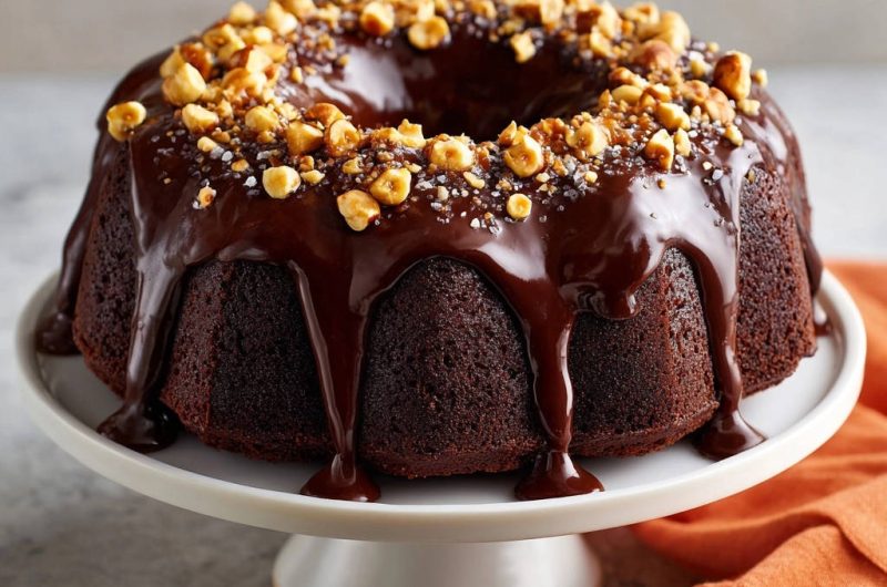 Schoko-Haselnuss Gugelhupf