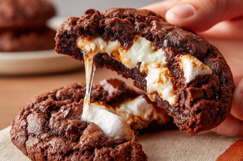 Schoko-Marshmallow-Cookies
