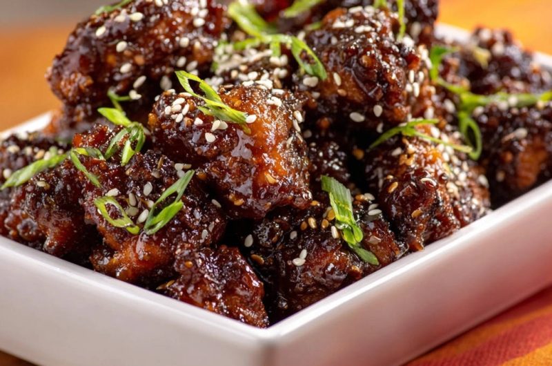 Knusprige Honig-Sesam Chicken Bites